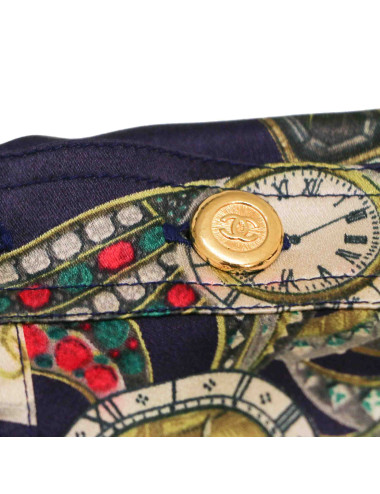 Blouse CHANEL Boutique vintage  soie violette 2