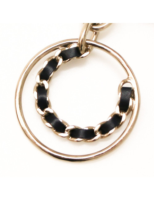 Collier CHANEL C H A N E L doré or pâle