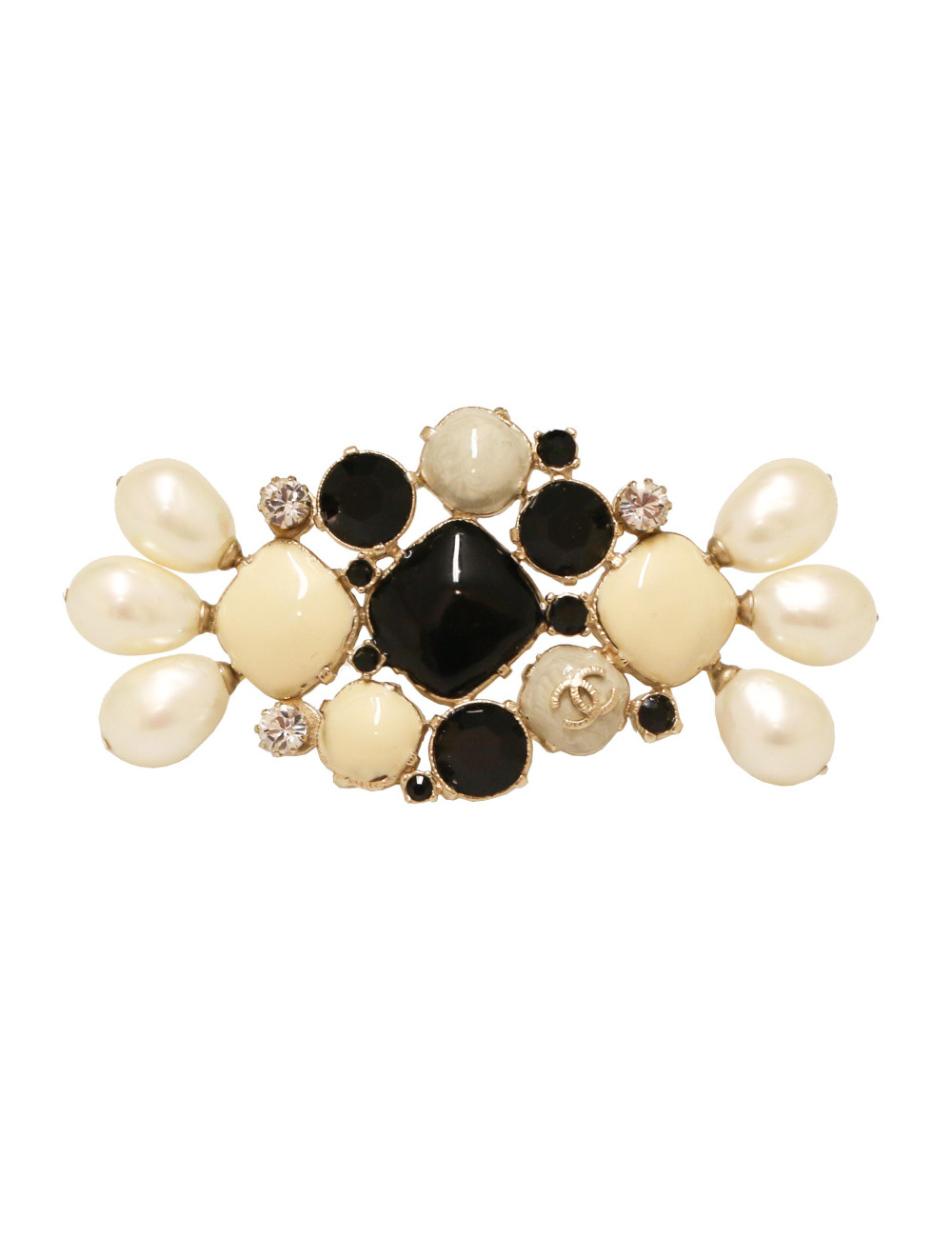 Broche CHANEL perles nacrées 