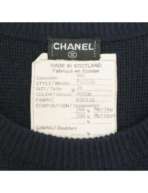 Robe pull T36 CHANEL  Croisière 1994