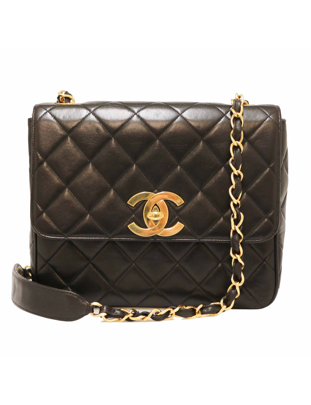 Sac CHANEL CC noir vintage