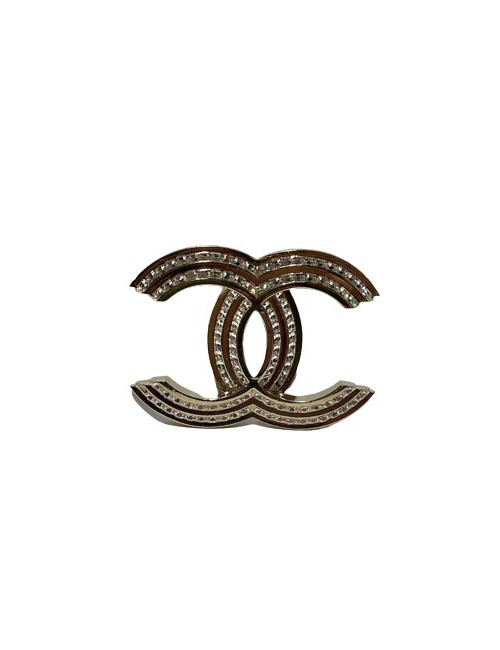 Broche strass CHANEL dorée