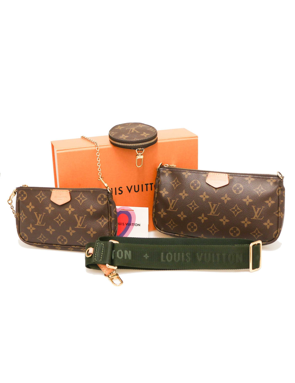 Multipochettes  LOUIS VUITTON toile Monogram
