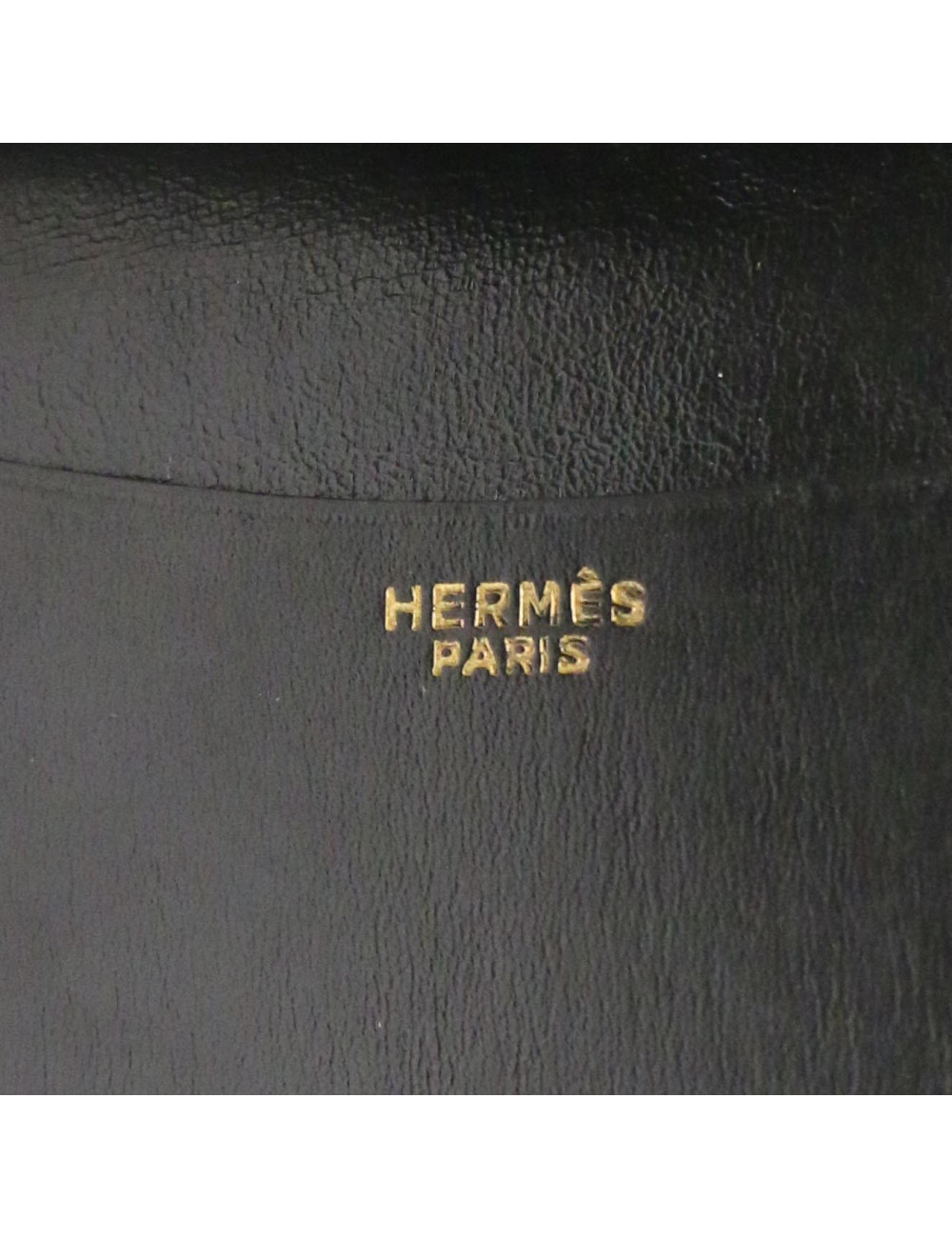HERMES planner cover black Porosus crocodile