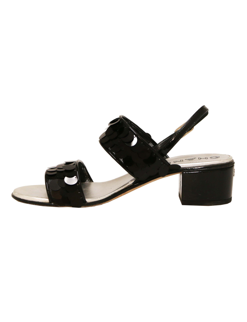 Sandales T37,5 CHANEL sequins                                  