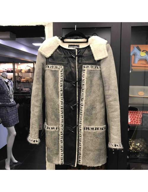 Duffle coat CHANEL cuir