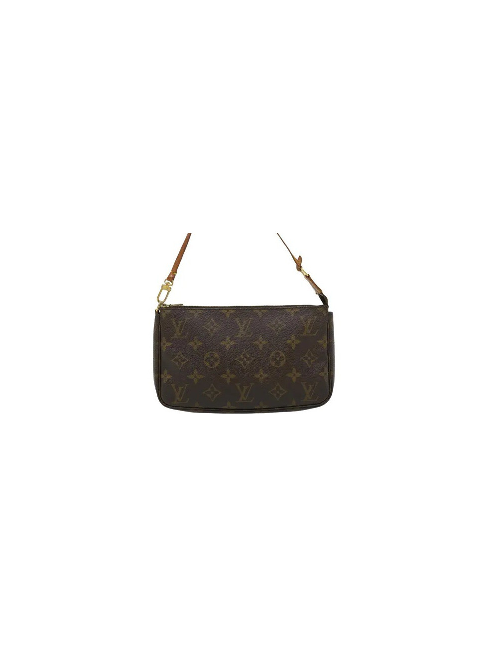 Pochette LOUIS VUITTON toile monogram et chainette