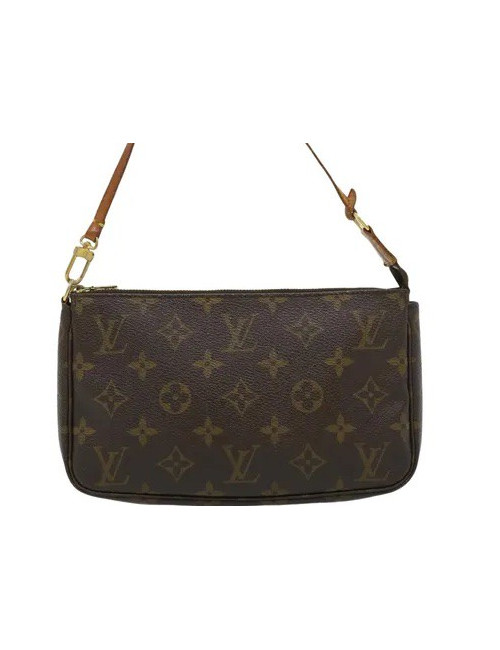 Pochette LOUIS VUITTON toile monogram et chainette