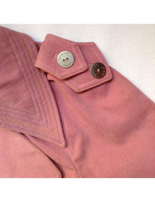 imperméable CHANEL rose t40