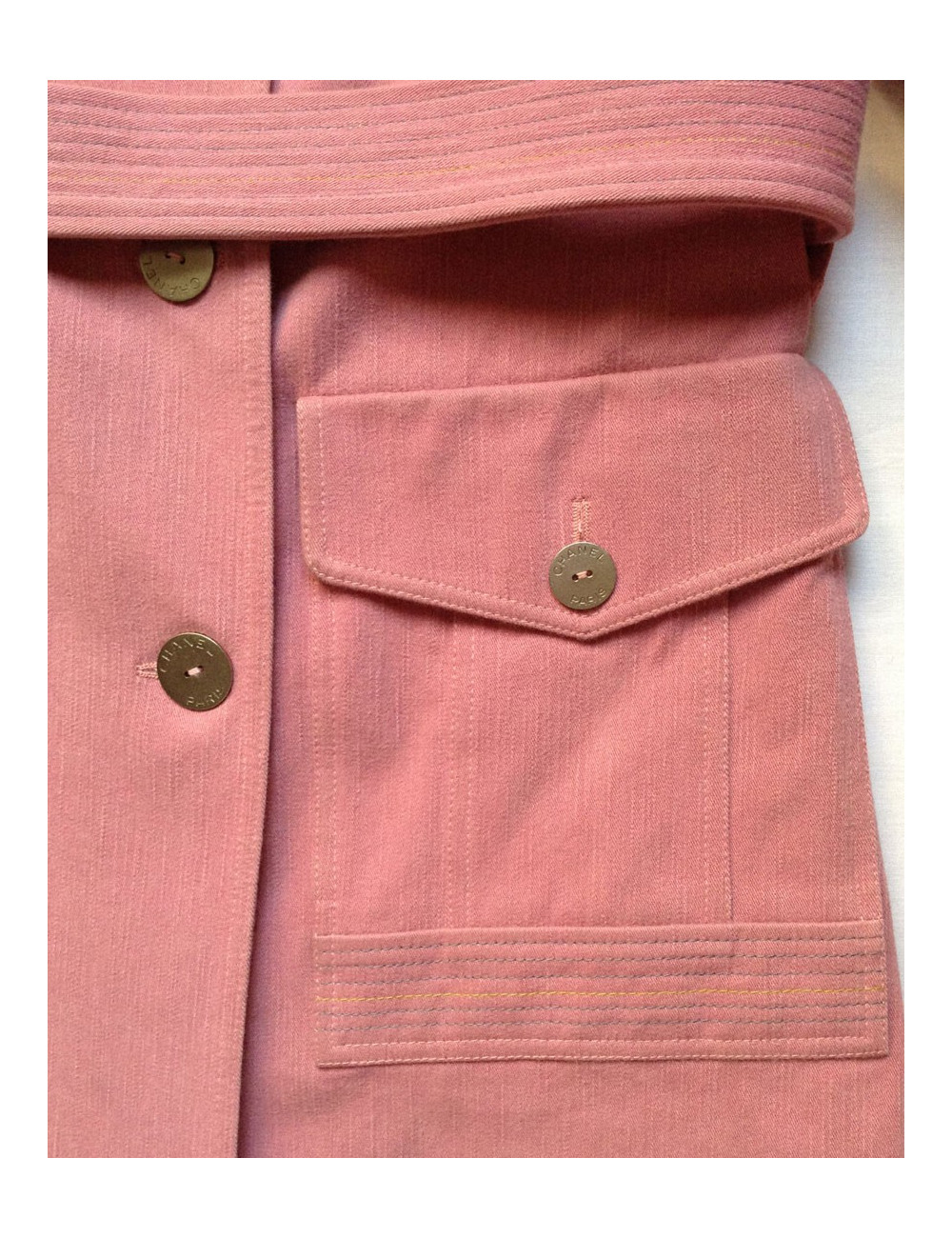 imperméable CHANEL rose t40