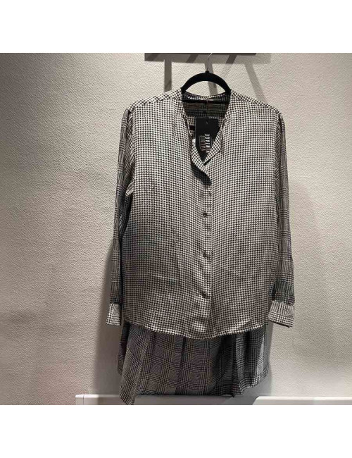 Ensemble CHRISTIAN DIOR soie pied de poule