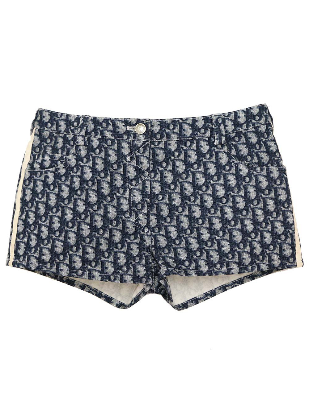 Mini short Dior T34 toile oblique
