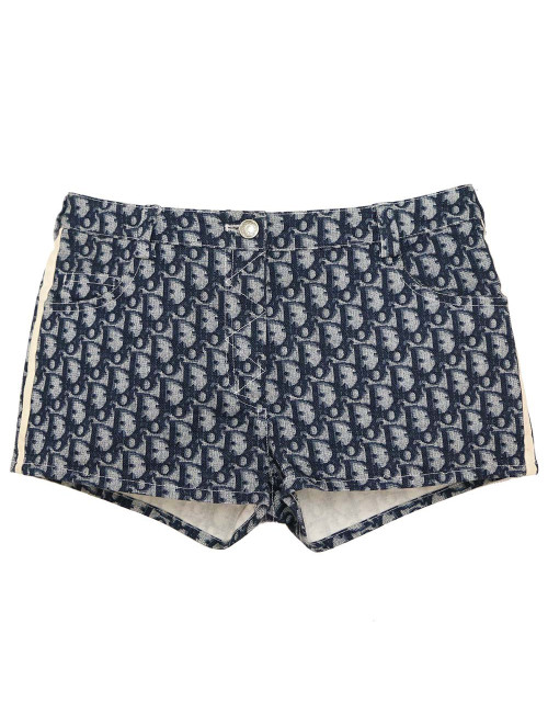 Mini short Dior T34 toile oblique