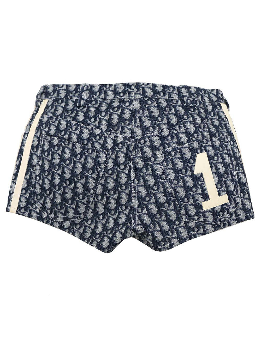 Mini short Dior T34 toile oblique