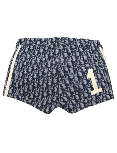 Mini short Dior T34 toile oblique
