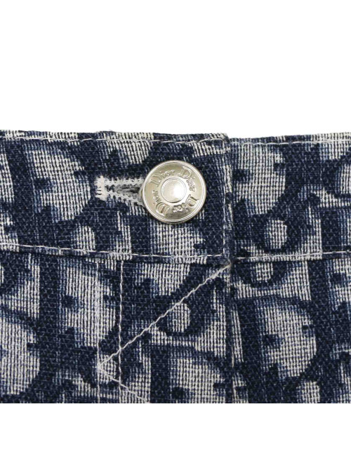 Mini short Dior T34 toile oblique