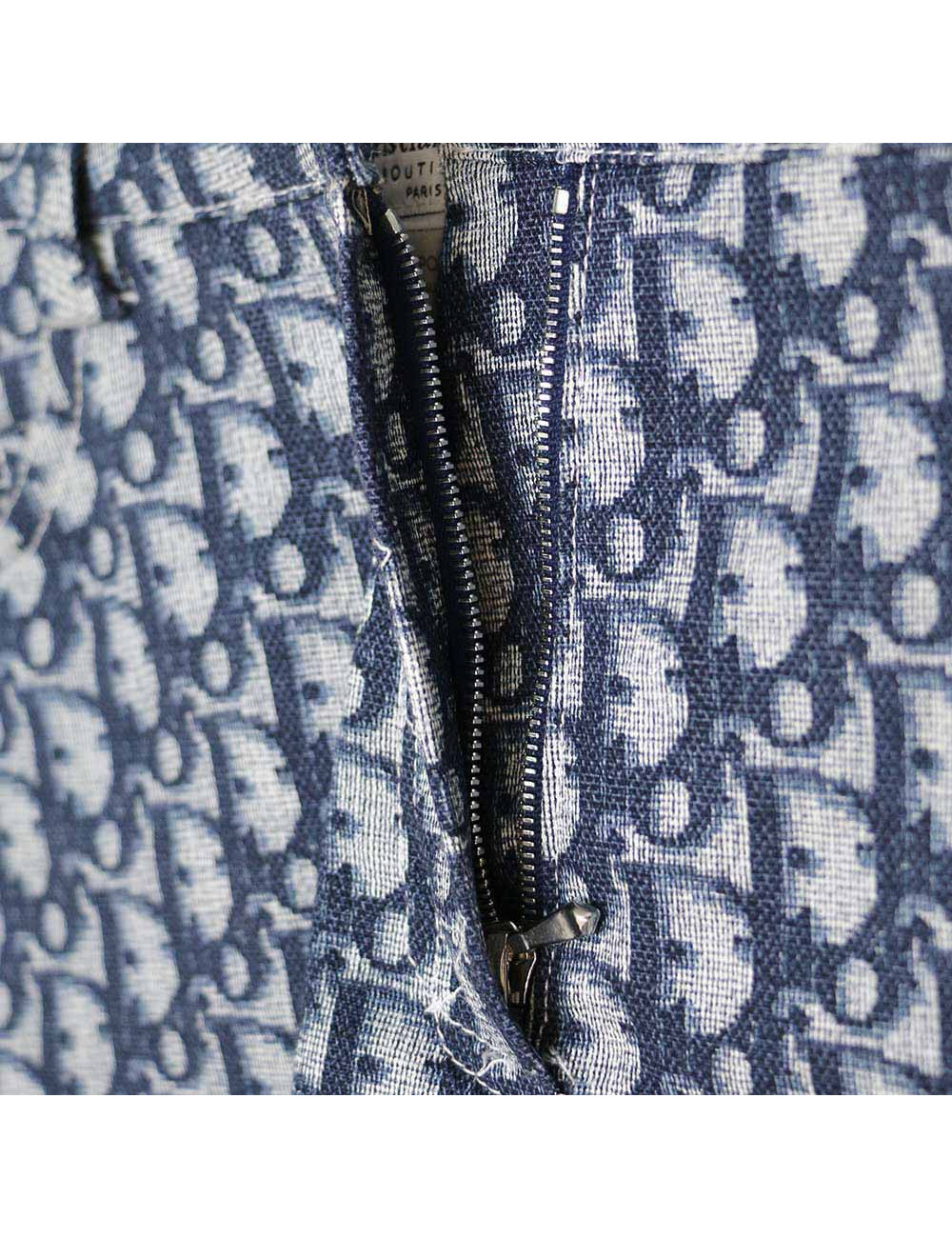 Mini short Dior T34 toile oblique