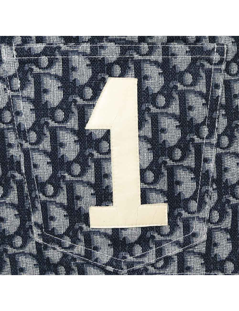 Mini short Dior T34 toile oblique