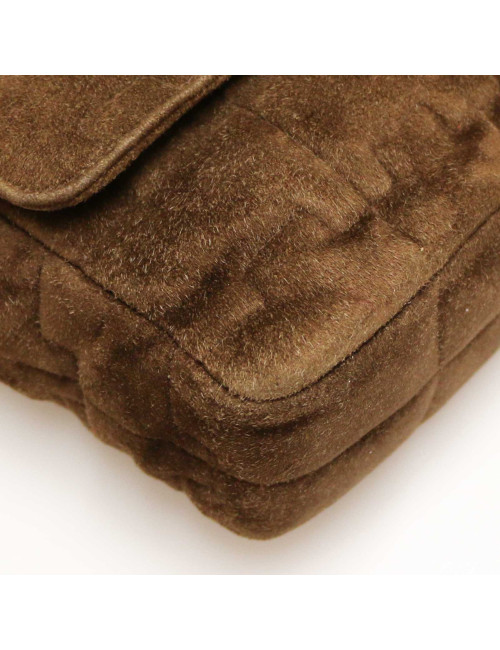 Sac Legos CHANEL daim marron