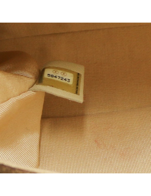 Sac Legos CHANEL daim marron