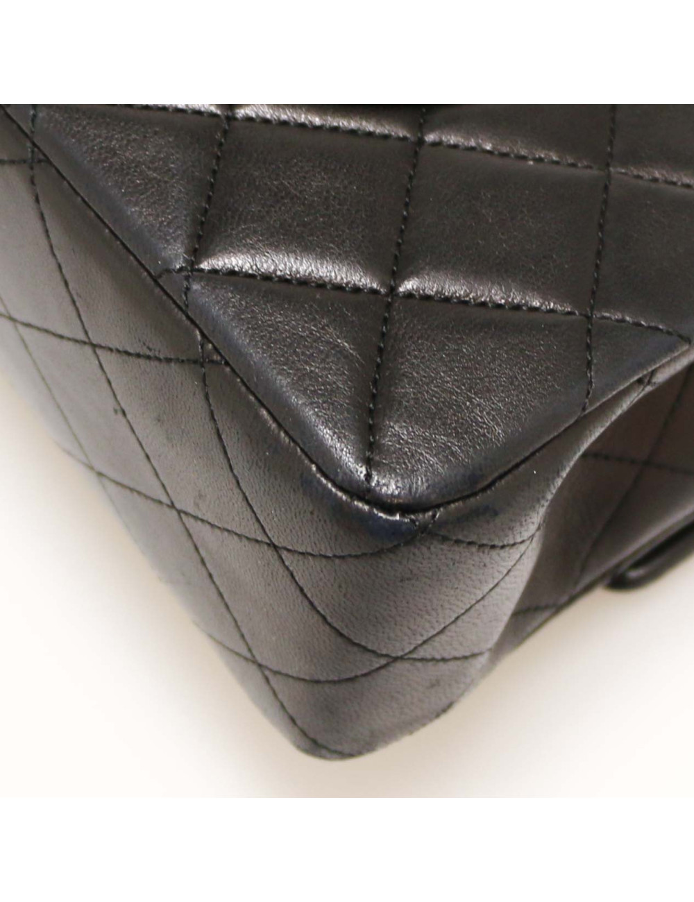 CHANEL Timeless 25 cm cuir noir