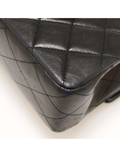 CHANEL Timeless 25 cm cuir noir