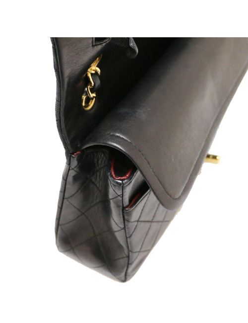 CHANEL Timeless 25 cm cuir noir