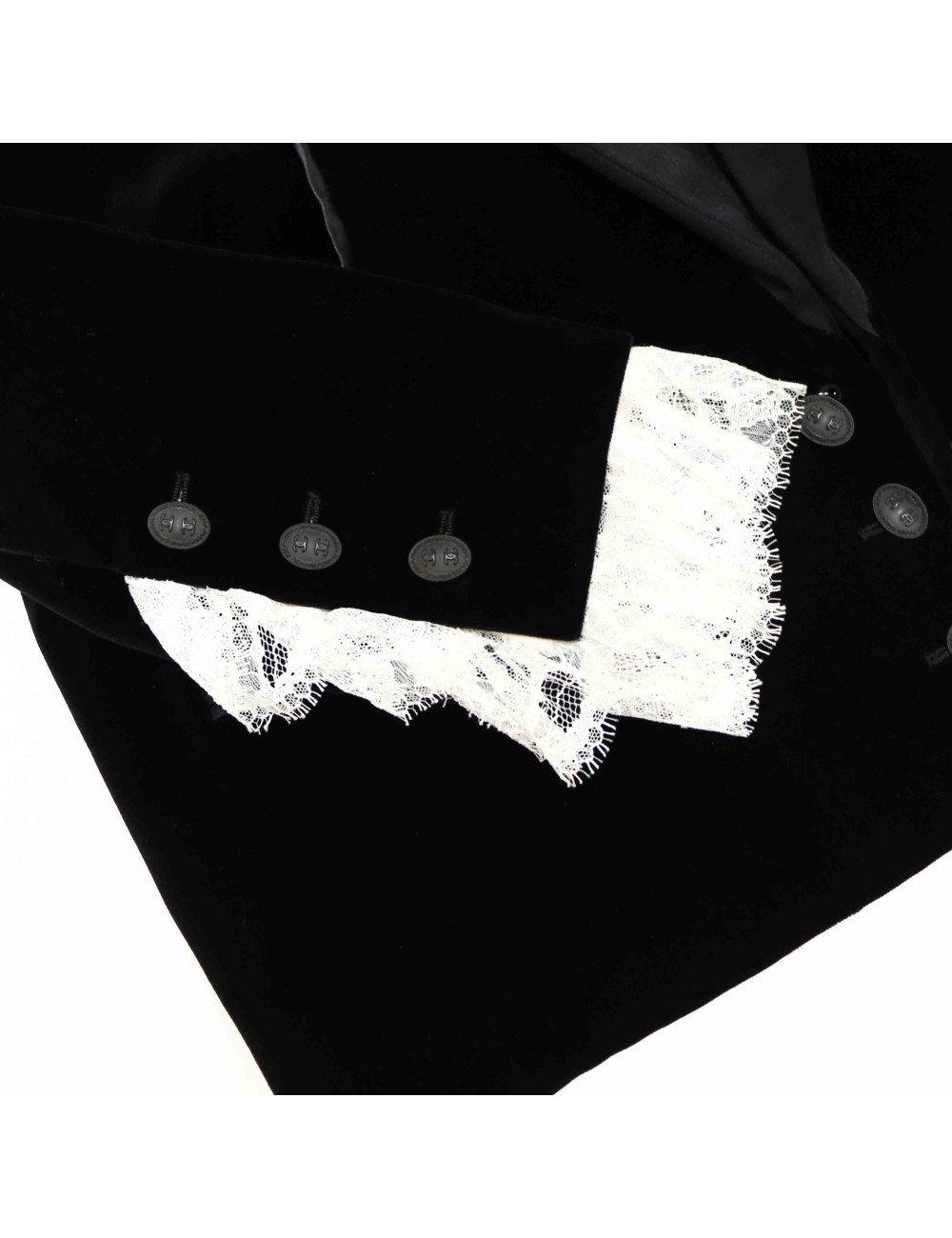Veste T42 CHANEL velours noir 