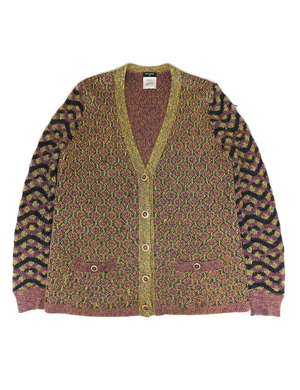 Cardigan T46 CHANEL collection Brasserie laine mohair
