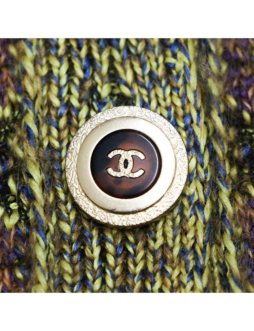 Cardigan T46 CHANEL collection Brasserie laine mohair