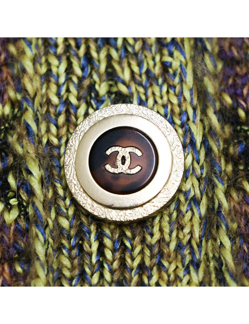 Cardigan T46 CHANEL collection Brasserie laine mohair