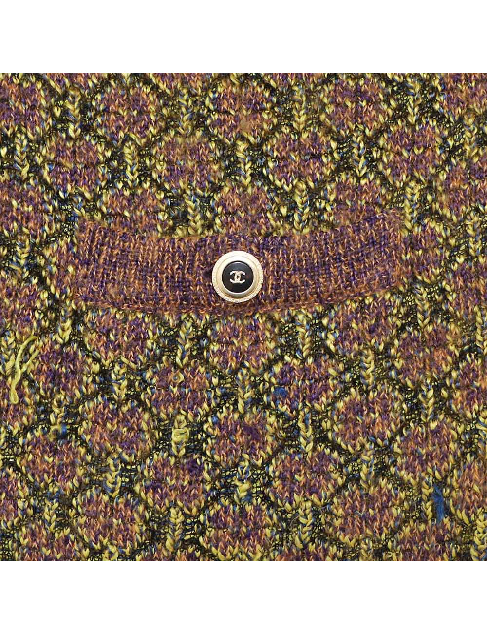 Cardigan T46 CHANEL collection Brasserie laine mohair