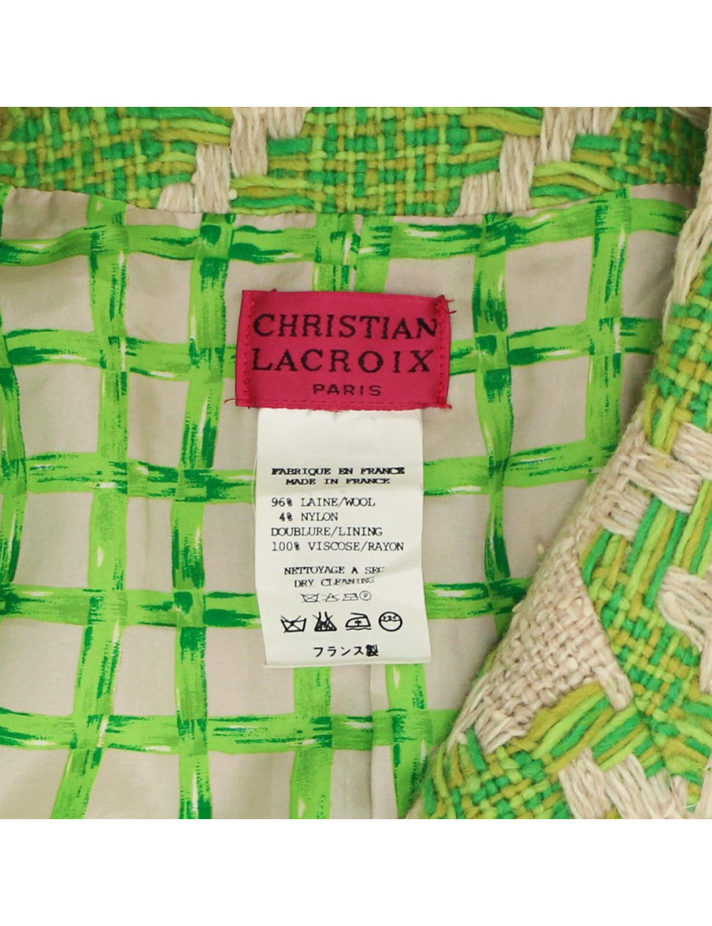 Veste CHRISTIAN LACROIX courte laine