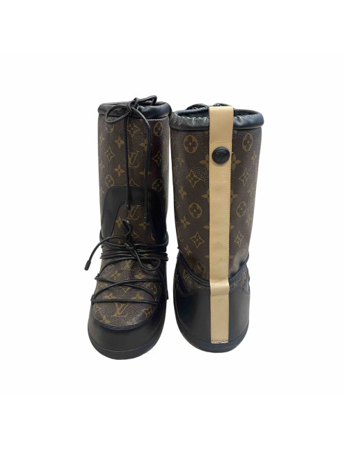 Boots LOUIS VUITTON T38 toile Monogram: 