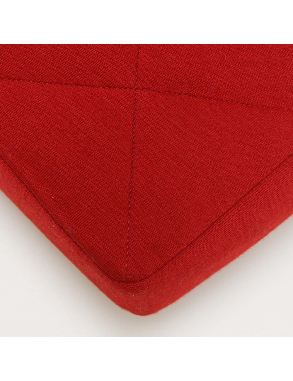 Sac CHANEL jersey rouge Vintage