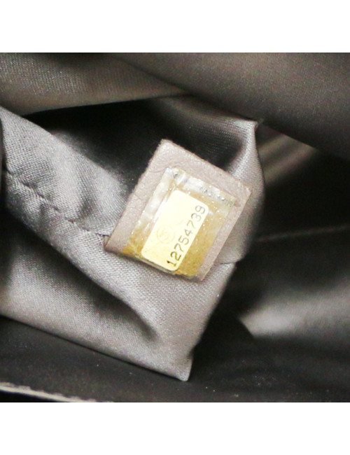 Cabas CHANEL bicolore tweed cuir 