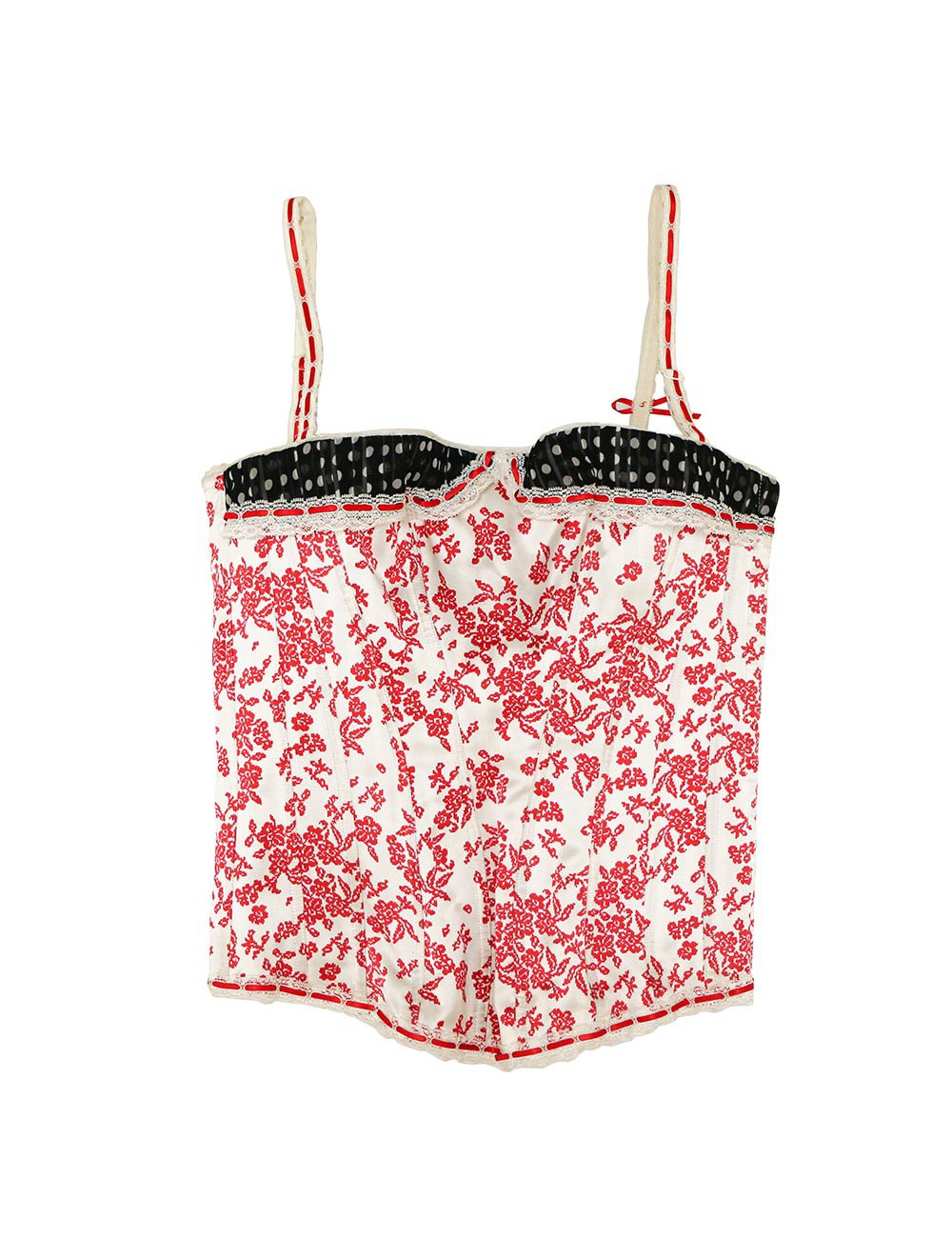 Corset T 1 CHRISTIAN LACROIX en soie Vintage 