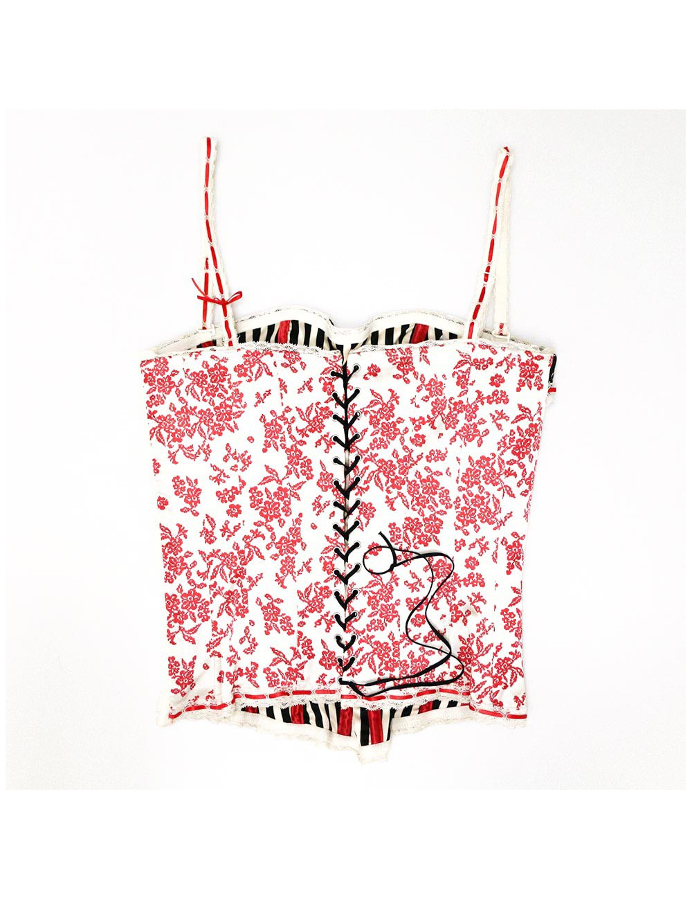 CHRISTIAN LACROIX vintage silk corset size 1