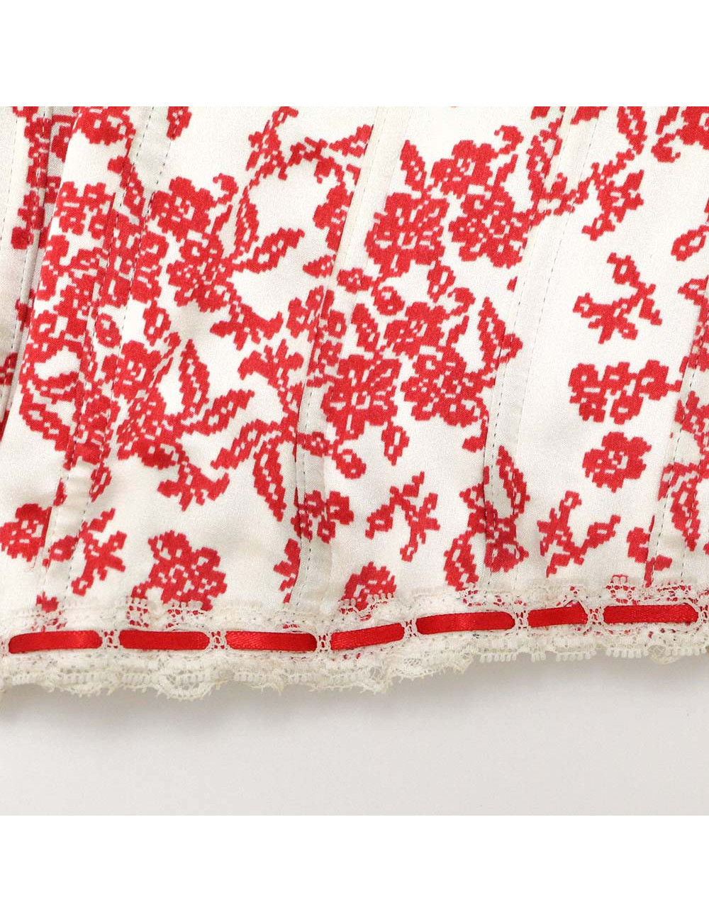 CHRISTIAN LACROIX vintage silk corset size 1