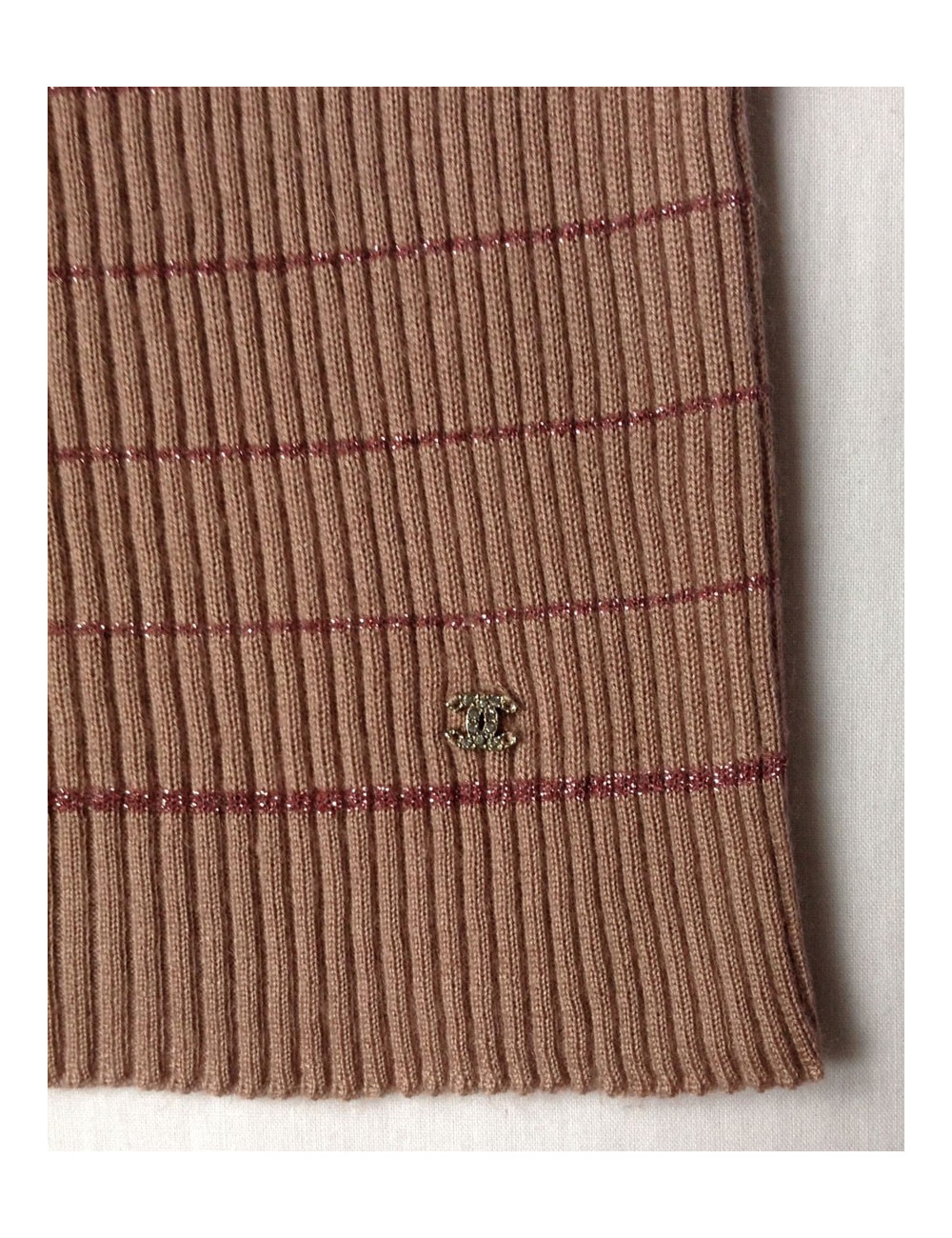 pull CHANEL vieux rose 