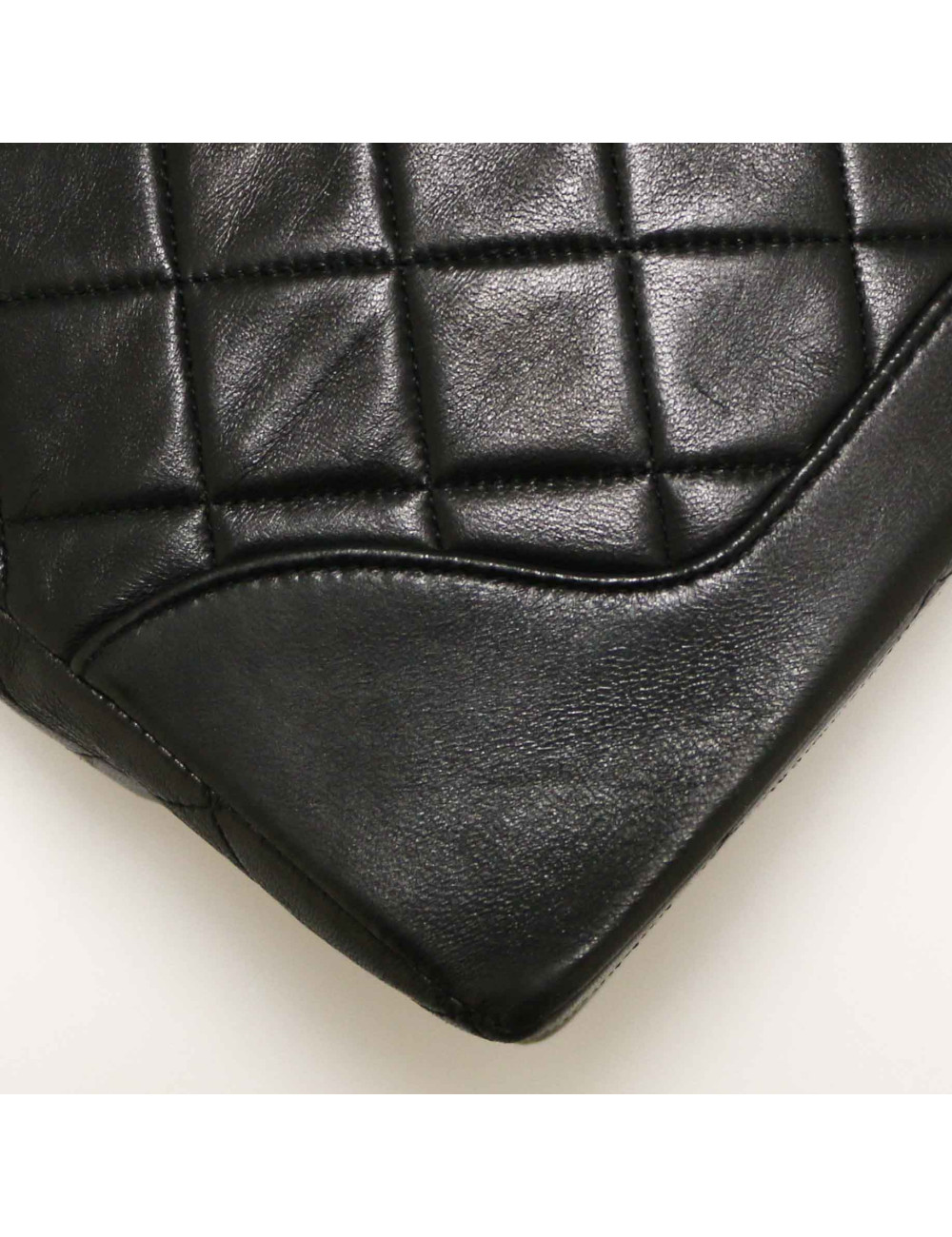 Cabas CHANEL cuir d'agneau noir