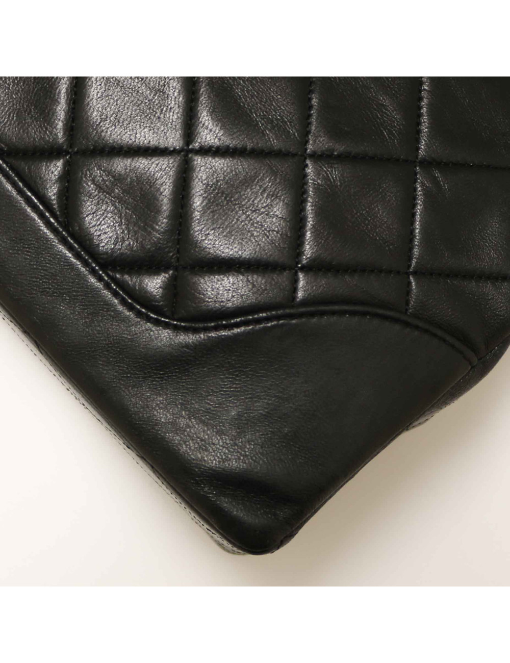 Cabas CHANEL cuir d'agneau noir