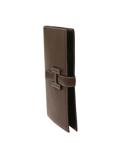 Couverture d'agenda HERMES GM marron