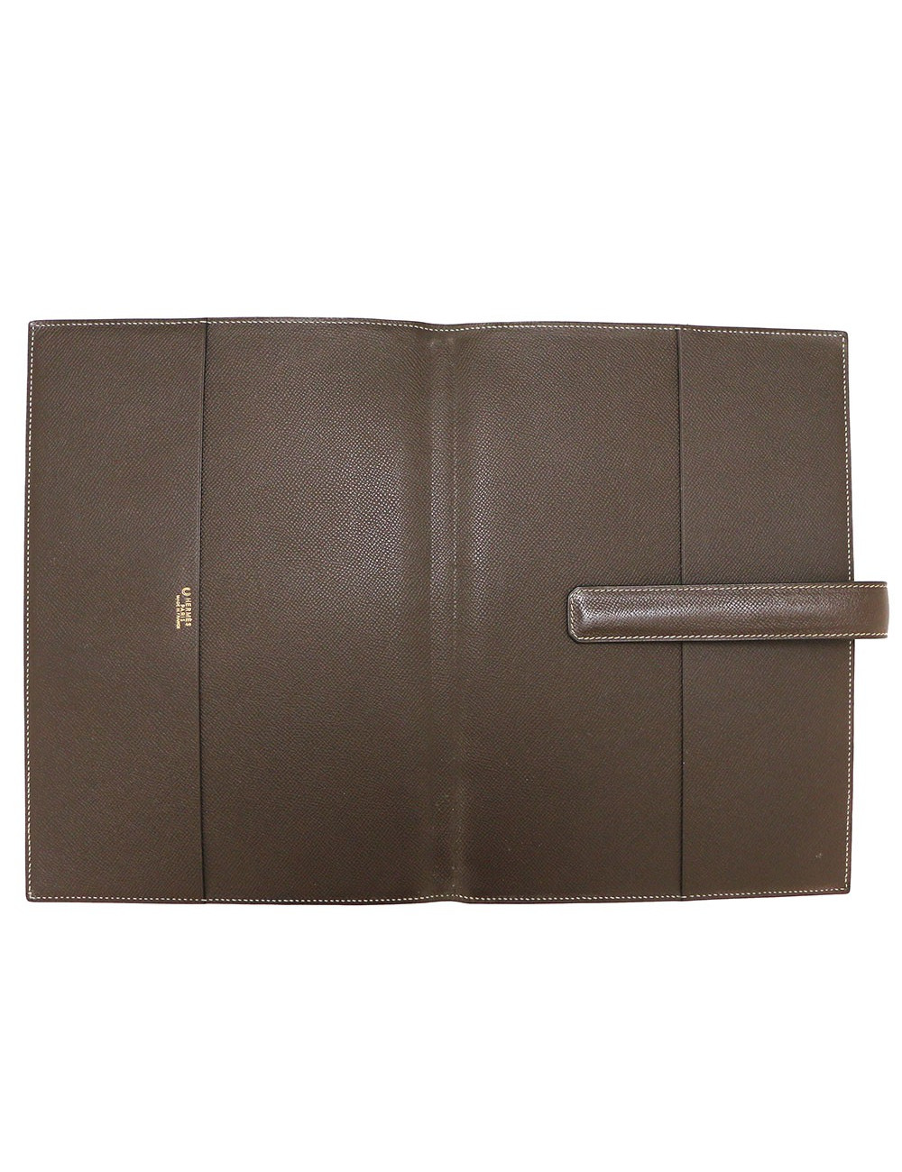 Couverture d'agenda HERMES GM marron