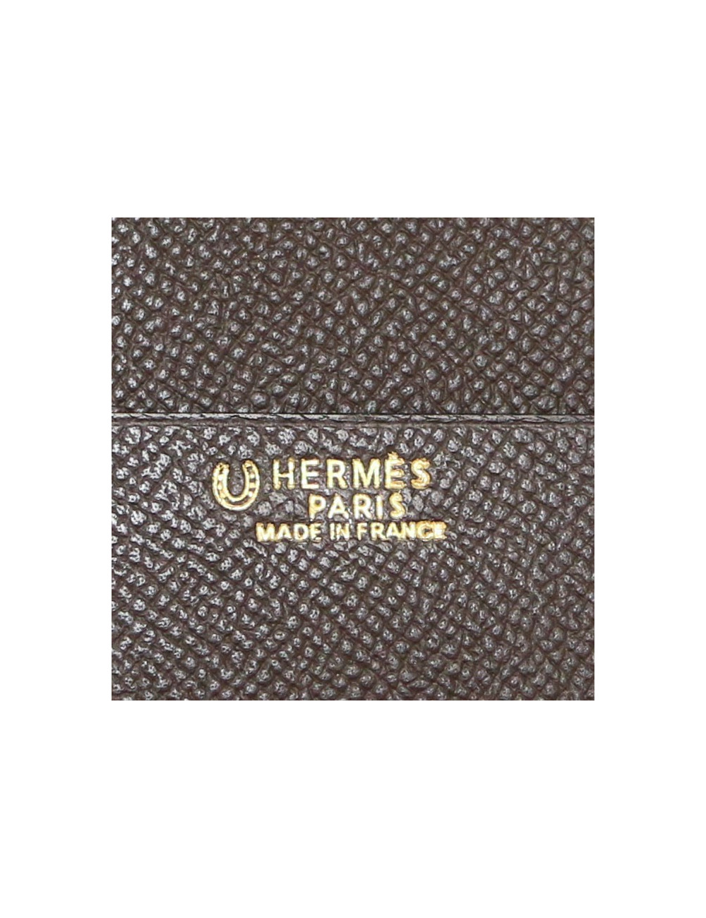 Couverture d'agenda HERMES GM marron