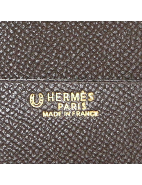 Couverture d'agenda HERMES GM marron