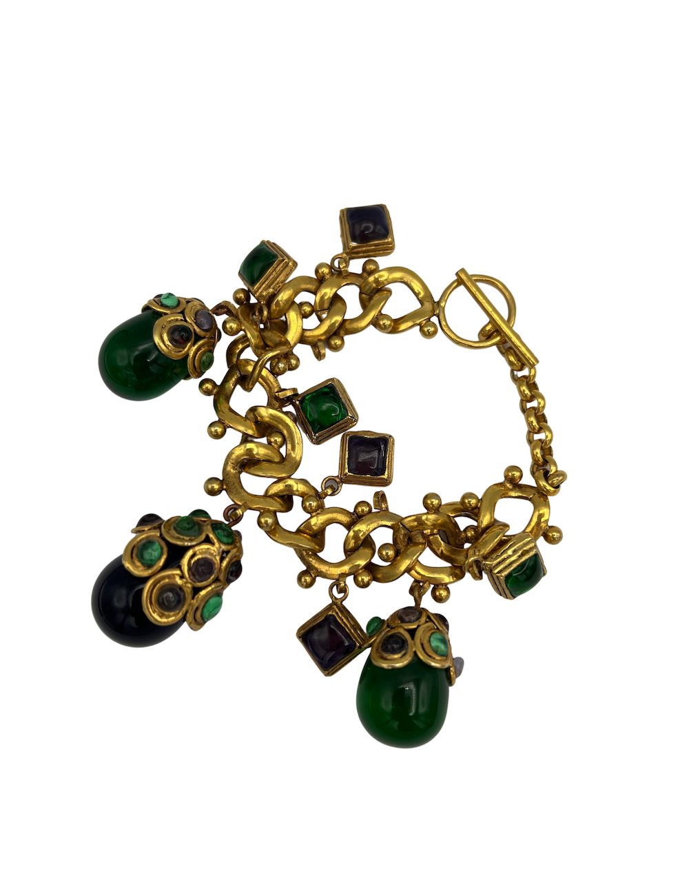LOEWE golden charm bracelet - Authentic Certified Occasion