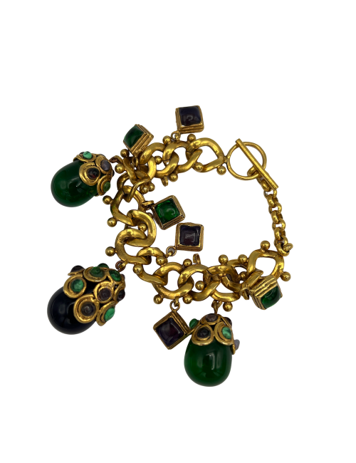 LOEWE golden charm bracelet - Authentic Certified Occasion