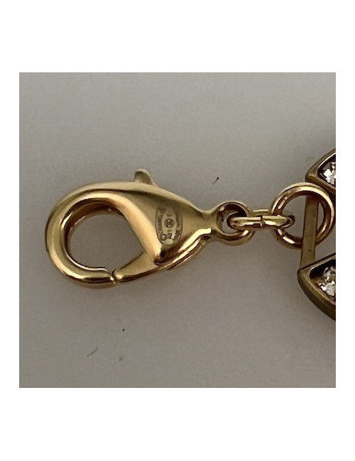 Bracelet CHANEL CC strass