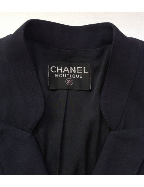 Manteau CHANEL bleu t